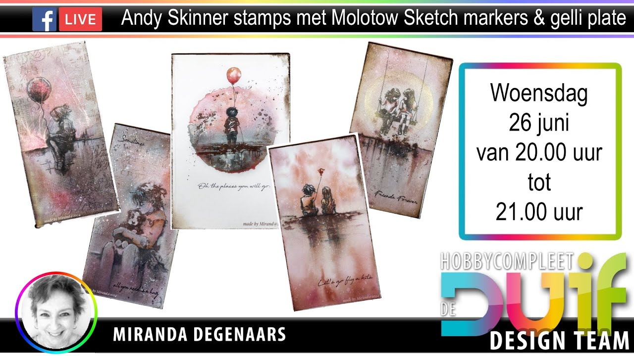Miracle Layered cards with Andy Skinner stamps