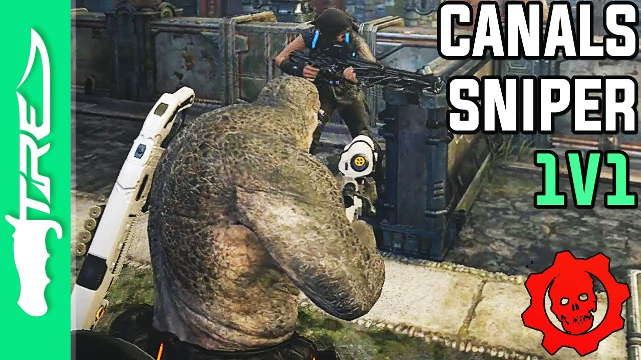LEGENDARY CANALS SNIPER 1V1 AGAINST LANDAN! - Gears of War 4 Multiplayer Gameplay w/ LANDAN (GOW4)