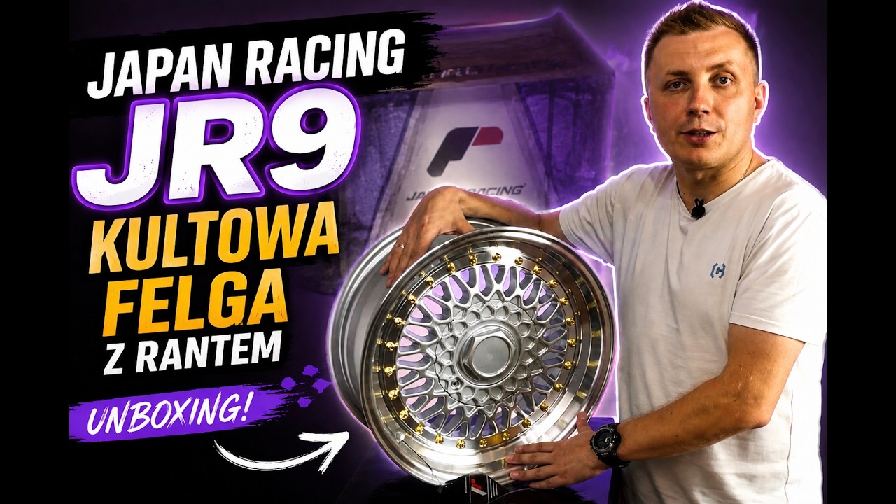 Unboxing Felgi JR-Wheels JR9 Silver w/Machined Lip
