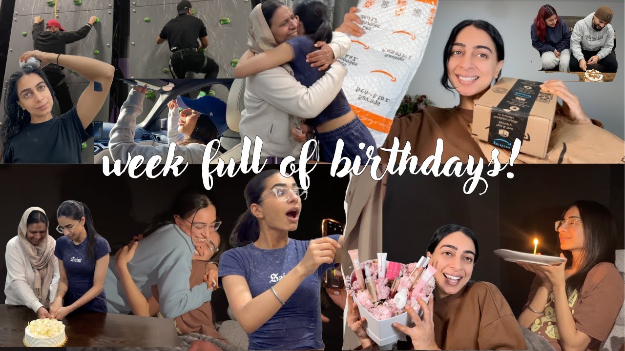 A WEEK FULL OF BIRTHDAYS | VLOG | PUNJABI