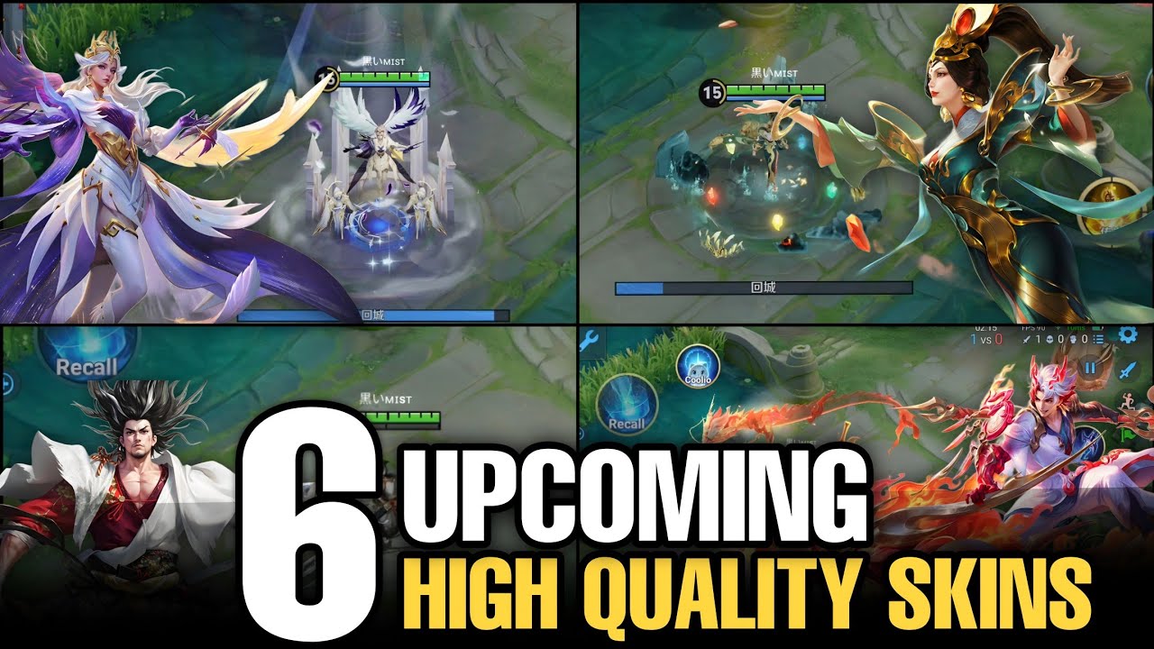 6 UPCOMING HIGH QUALITY SKINS | HONOR OF KINGS