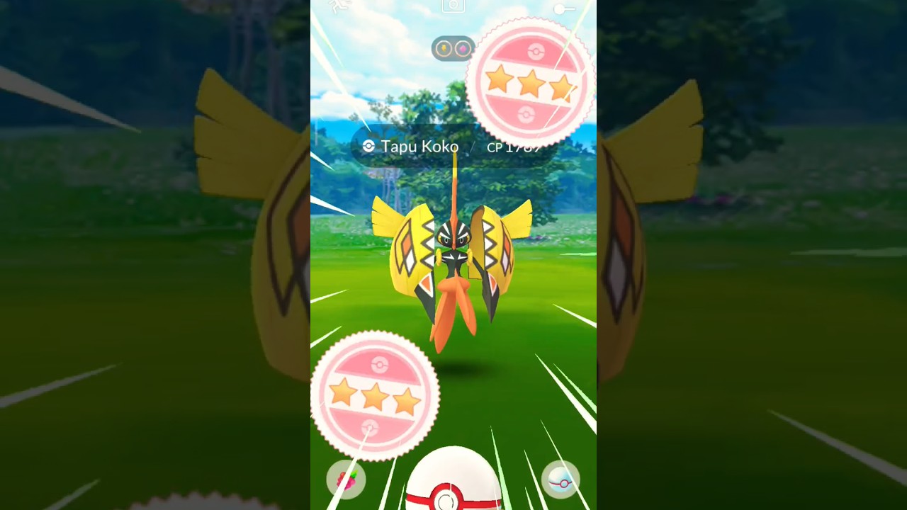 Finally I Got ✨Tapu Koko Raids in #soparstart #pokemongo #100iv #legendarypokemongo