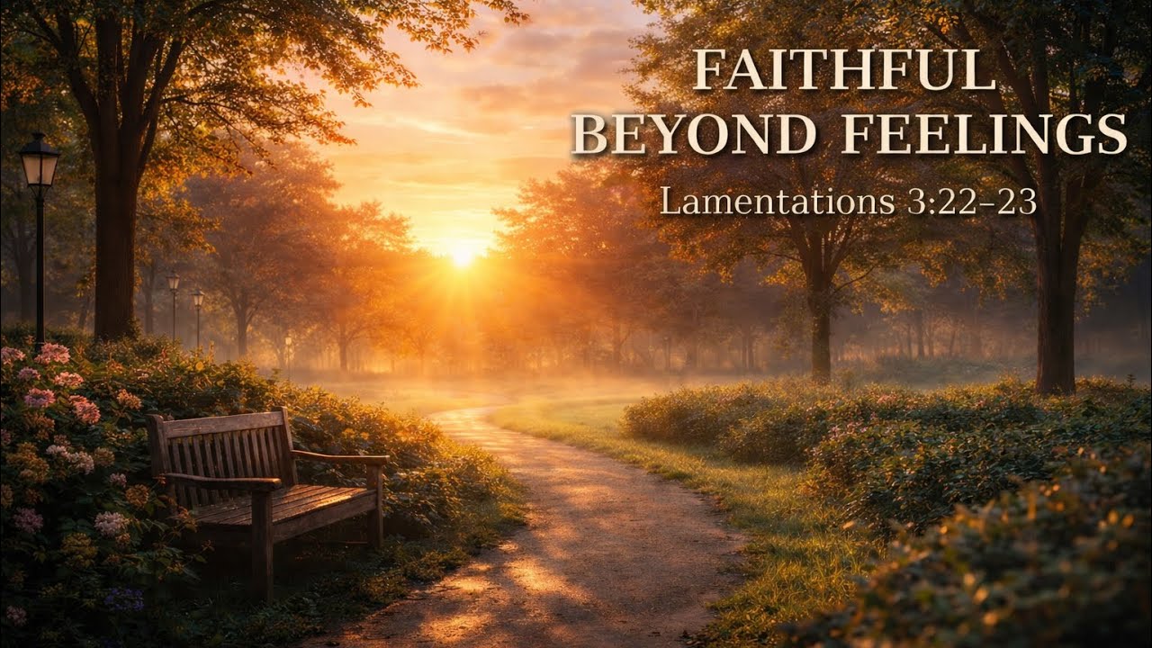 Faithful Beyond Feelings (Lamentations 3:22–23) | “New Every Morning” | Verse to Voice