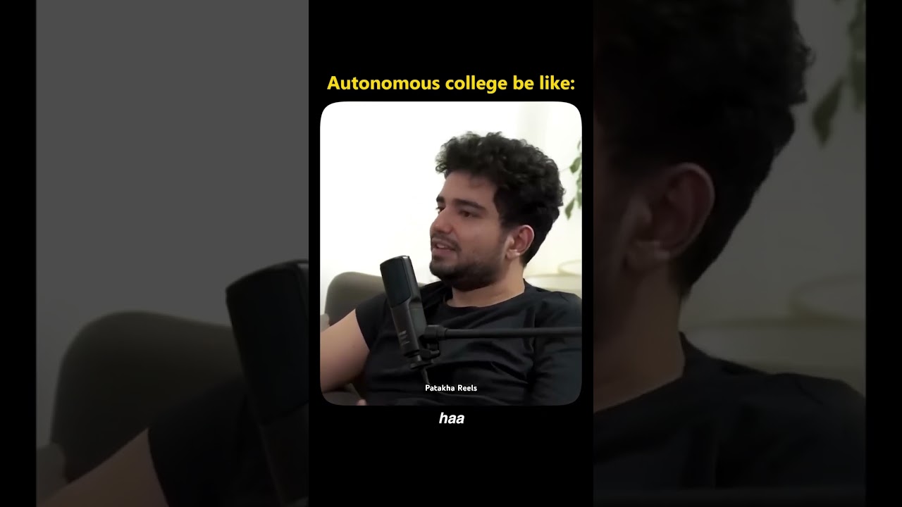 Reality of Autonomous College 😨 