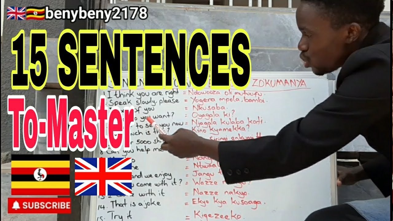 15 English luganda Sentences to Master✅🌠