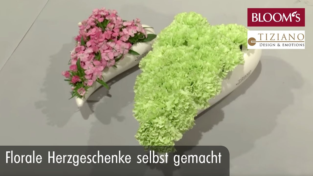 Florale Herzgeschenke | DIY mit Herz | BLOOM’s Floristik