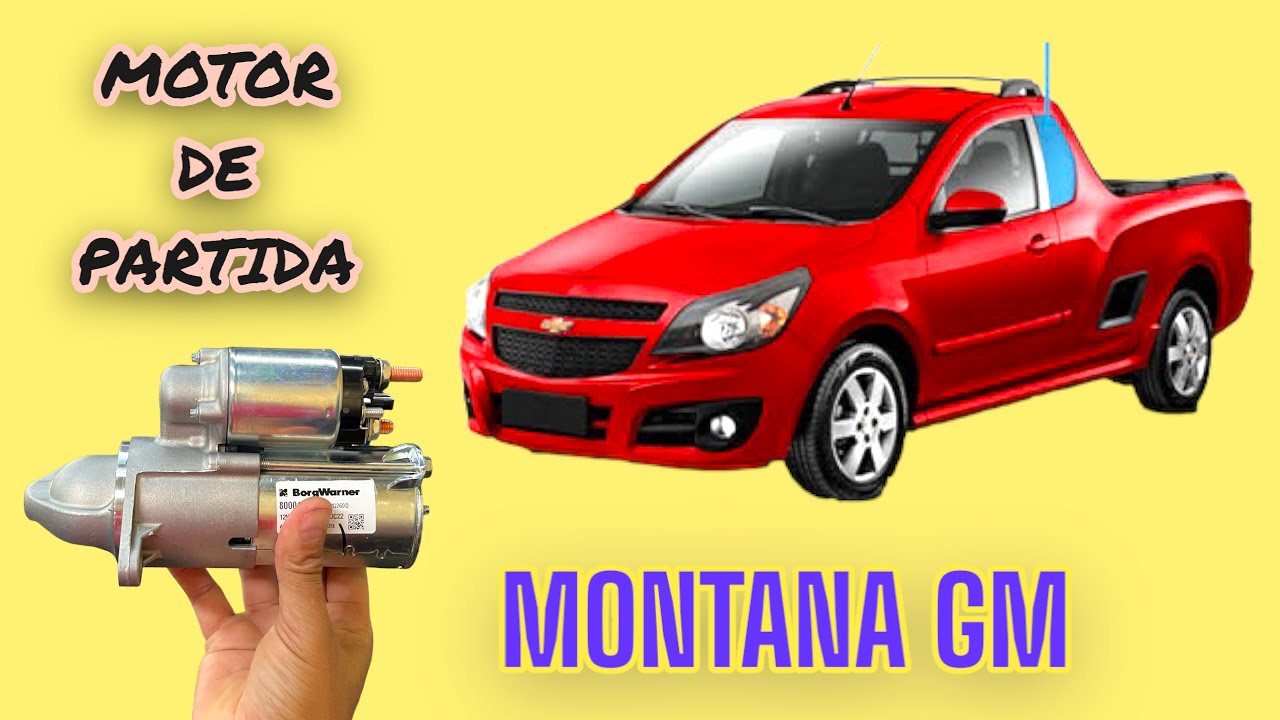 MONTANA GM - PARTIDA LENTA E DIFÍCIL PRA PEGAR - MOTOR DE PARTIDA