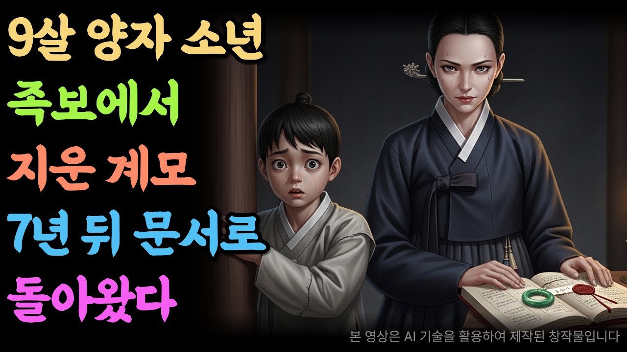 족보에서 지워진 9살 양자, 7년 뒤 '관아 문서'로 돌아왔다