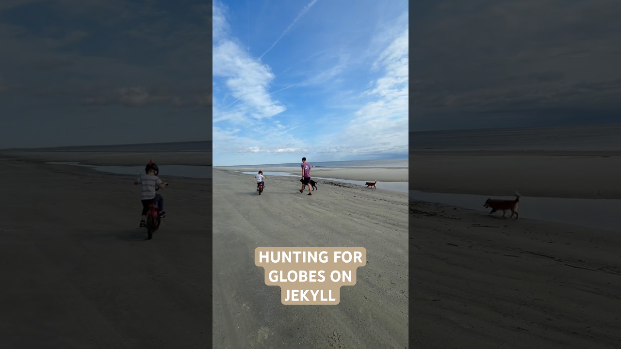 3rd year hunting for globes on ​⁠Jekyll Island & each time we come across so many beautiful things!
