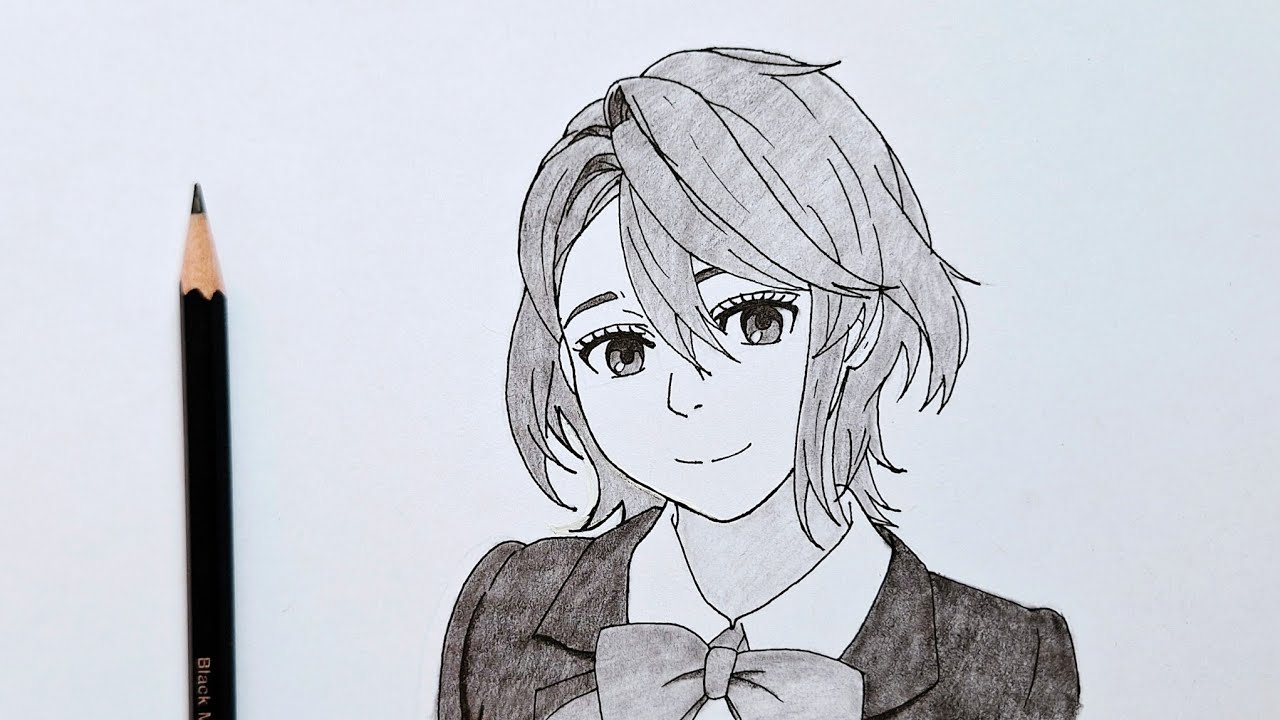 Как нарисовать Айру Ширатори из «Дандадана» | шаг за шагом | Простой урок