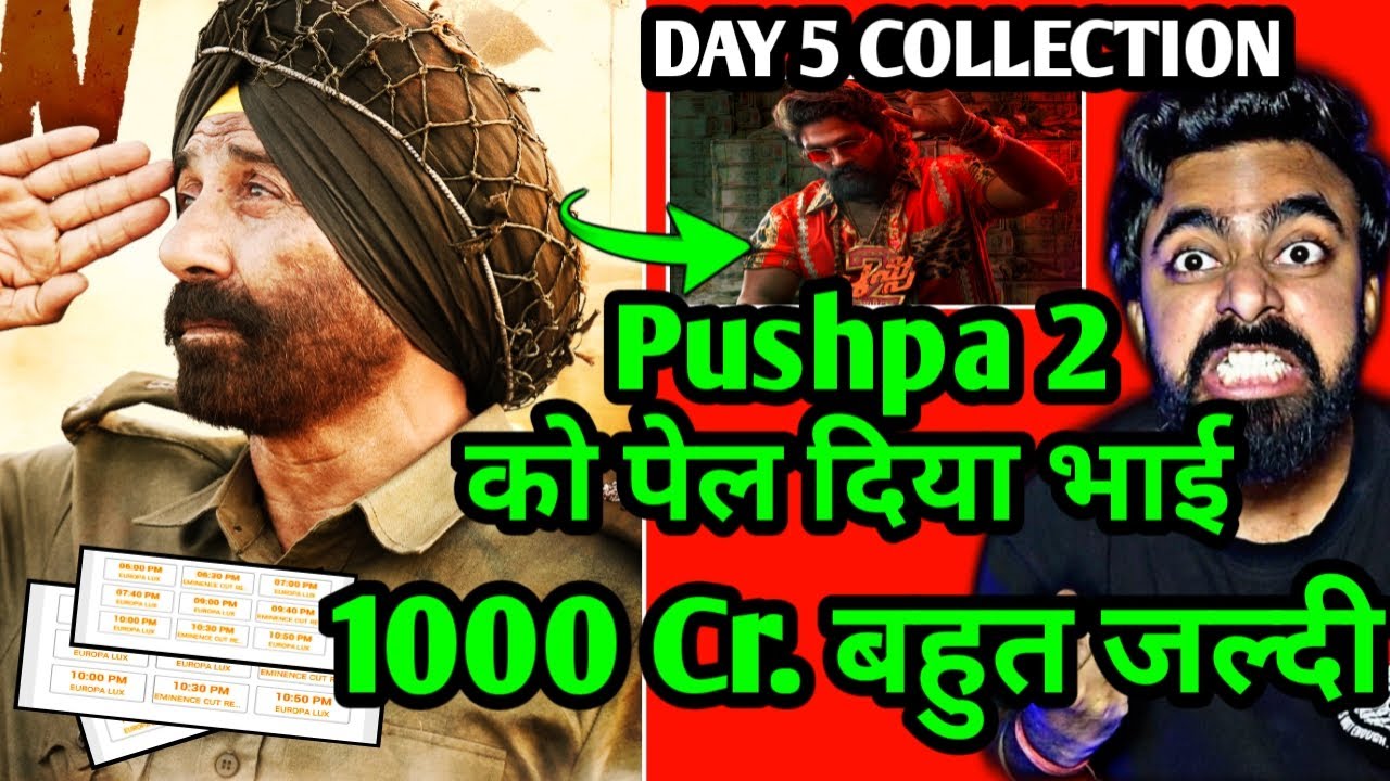 BORDER 2 BOX OFFICE COLLECTION DAY 5 | BORDER 2 DAY 5 COLLECTION | BOX OFFICE PREDICTION |SUNNY DEOL