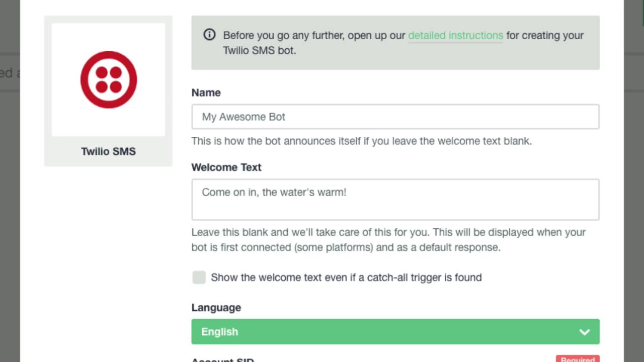 Creating an SMS Bot with Flow XO