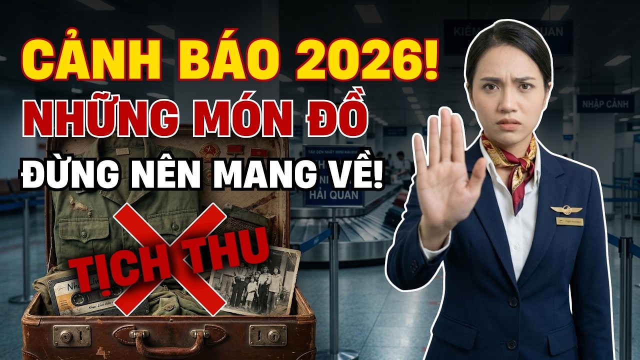 CẢNH BÁO 2026: Mang kỷ vật, quân phục cũ về Việt Nam – Nguy cơ bị giữ lại ở sân bay?
