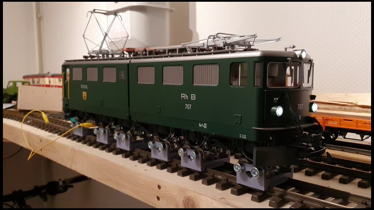 Rollenb&ouml;cke f&uuml;r die Spur G, Gartenbahn