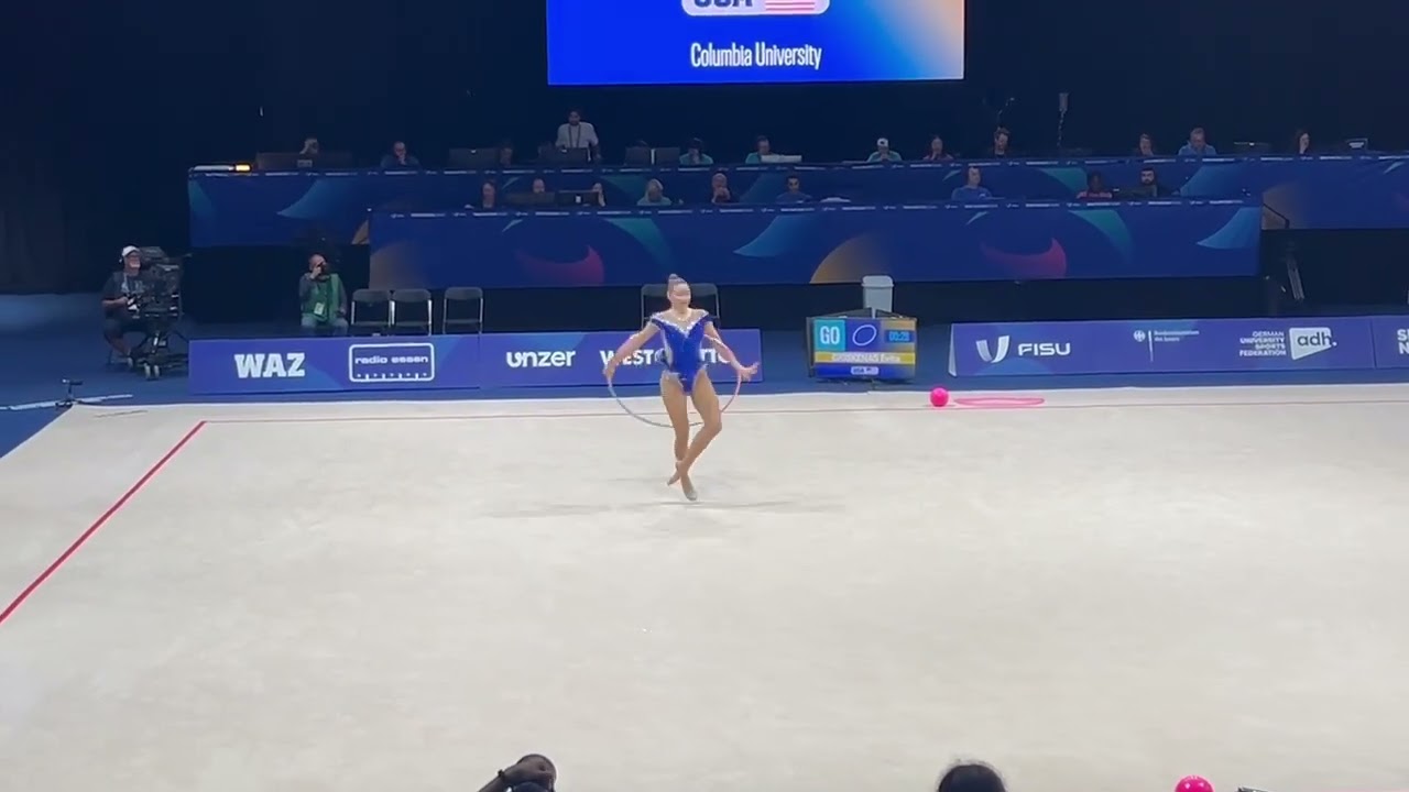 Fisu Games 2025 Rhythmic gymnastics-Evita Griskenas (USA)-All-around qualification Hoop