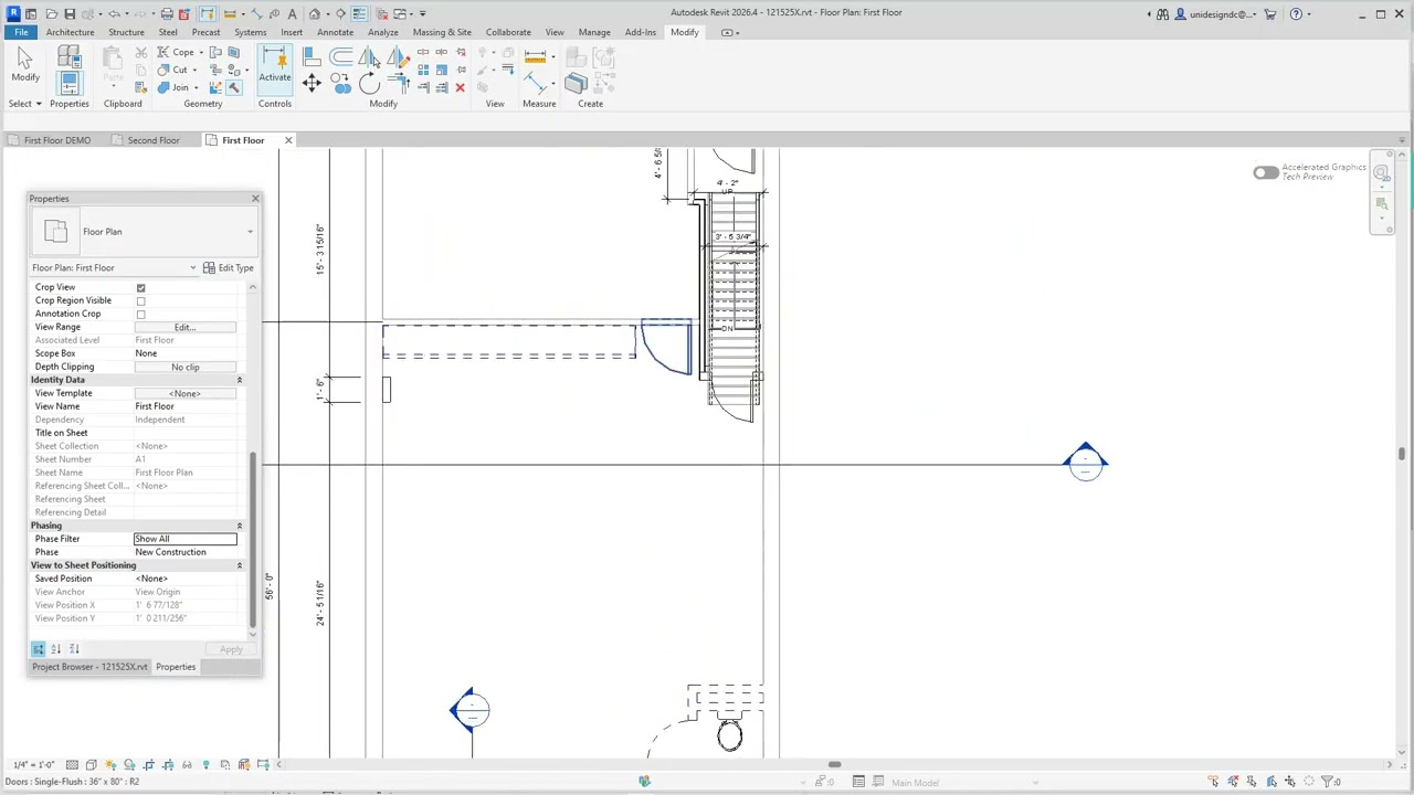 Как использовать фазовые фильтры в Revit 2026 для планов демонтажа