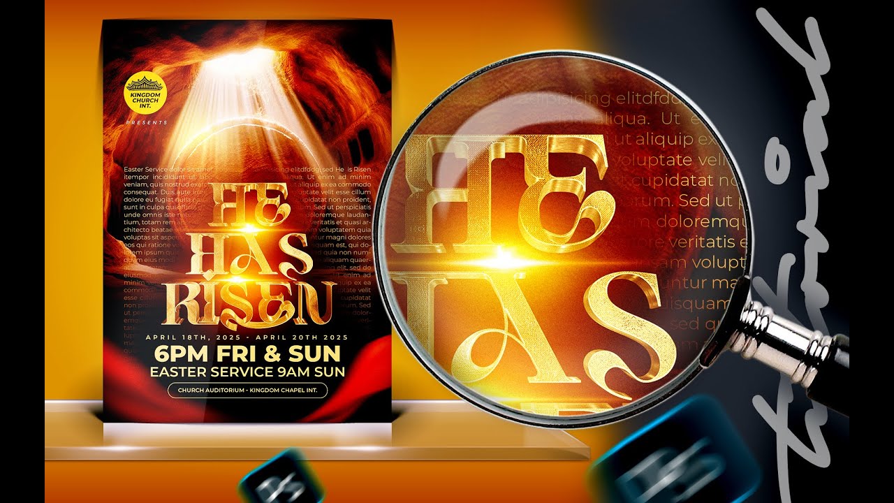 EASTER POSTER DESIGN in Photoshop | Tutorial For Beginners