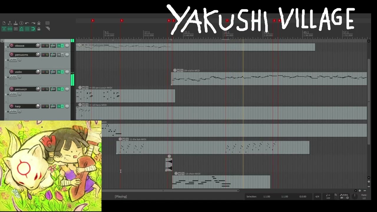yakushi village okamiden reaper daw