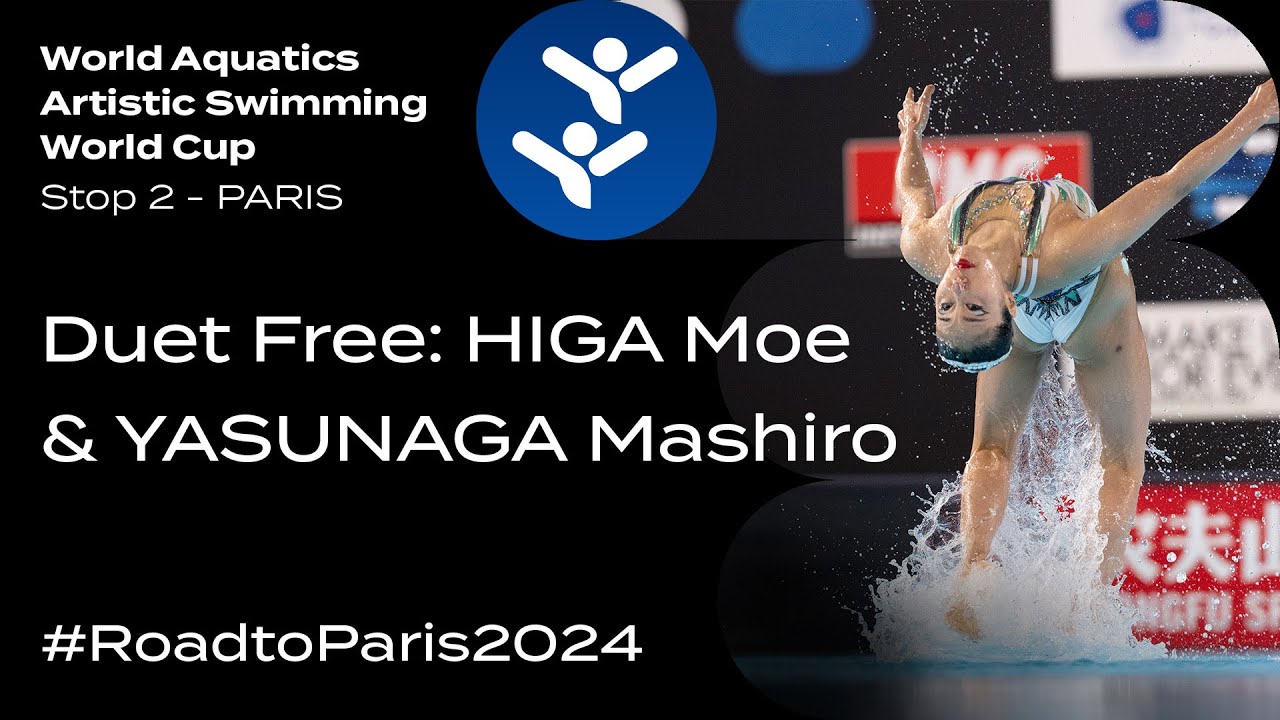 🇯🇵 HIGA Moe & 🇯🇵 YASUNAGA Mashiro with a new routine in Paris