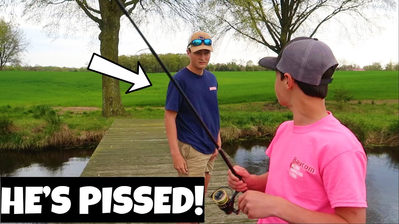 KIDS FIGHT WHILE POND FISHING!
