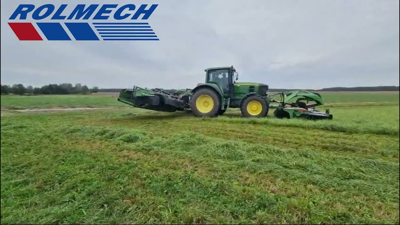 Pokaz koszenia zestawem kosiarek SaMASZ GigaCut KDD 861 STH & XDF 351SH |ROLMECH|