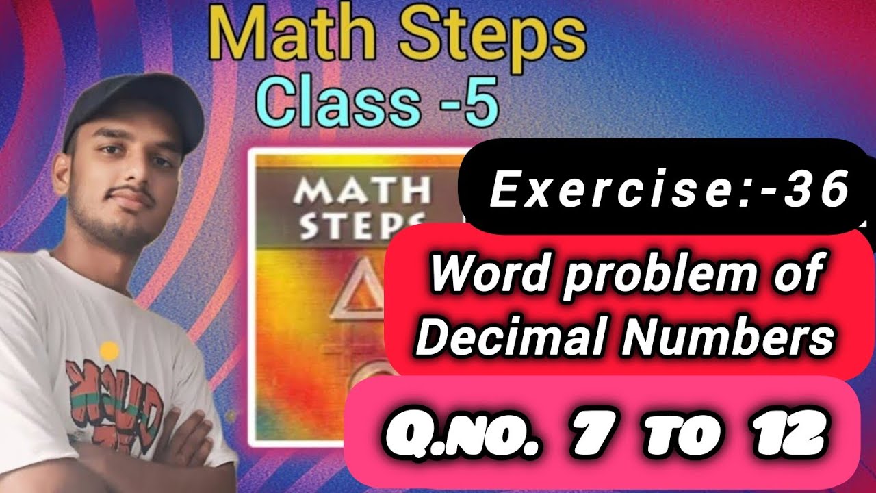 Math steps 5 exercise 36 solution|| ||Question number 7 to 12  |By-Ayush Anand||