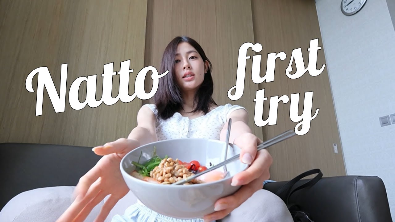 I tried Natto for the first time🥜 กินนัตโตะยังไงดี [multilingual 🇹🇭🇬🇧🇯🇵]