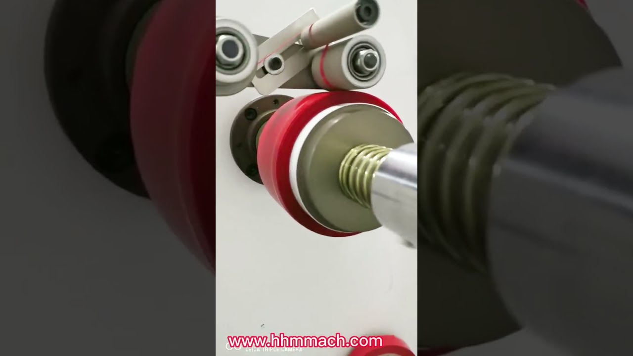 12 shafts winding machine for Red Mylar tape（+8615995593890）lucia@hhmmach.com
