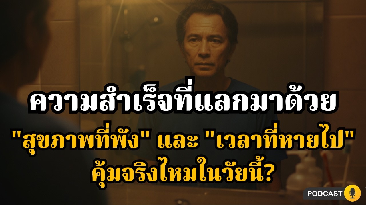 ความสำเร็จที่ต้องแลกด้วยสุขภาพและเวลา…ในวัยนี้คุ้มจริงไหม? | คิดไม่ตก