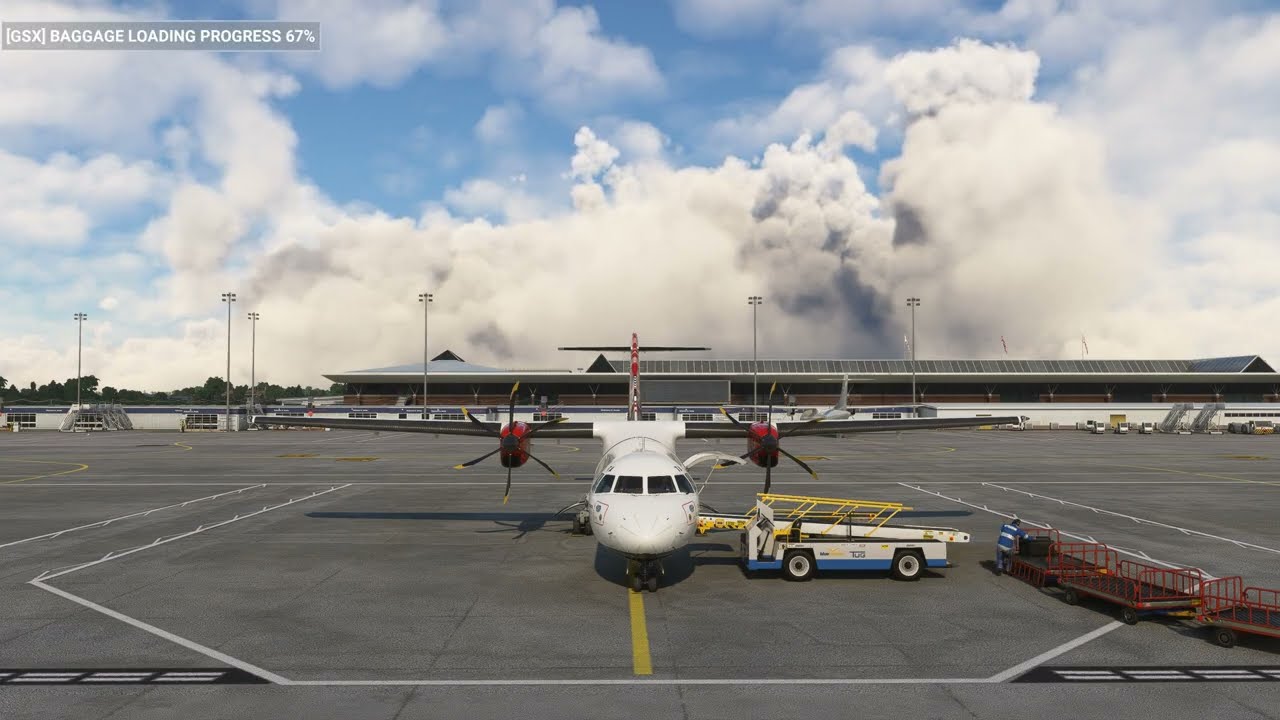 ATR 72   600 Vol complet entre Jersey et Bristol avec Simbrief, Navigraph et GSX PRO EGJJ EGGD