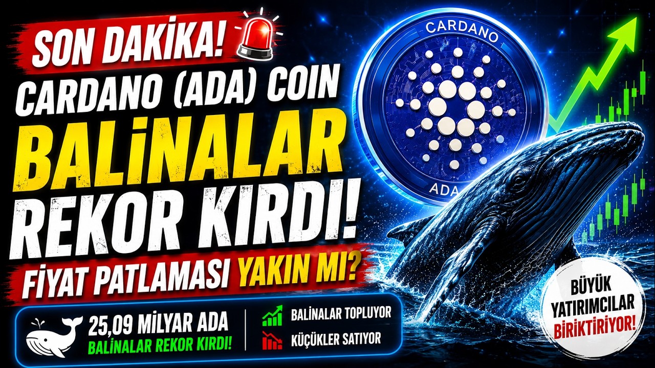 Cardano (ADA) Coin Son Dakika! Balinalar Rekor Kırdı: Fiyat Patlaması Yakın mı?