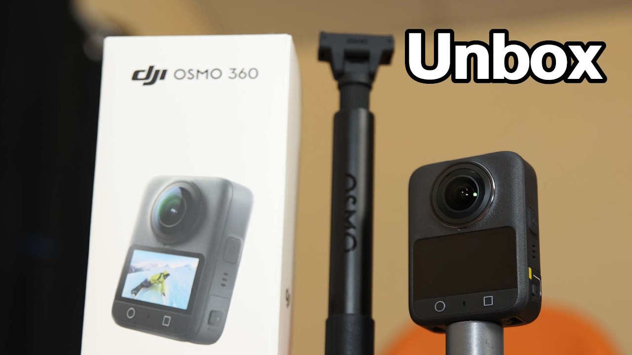 Unbox กล้อง 360 สุดคุ้มซื้อทีเดียวจบใช้งานได้เลย (DJI Osmo 360) + รีวิวการใช้งาน Single lens