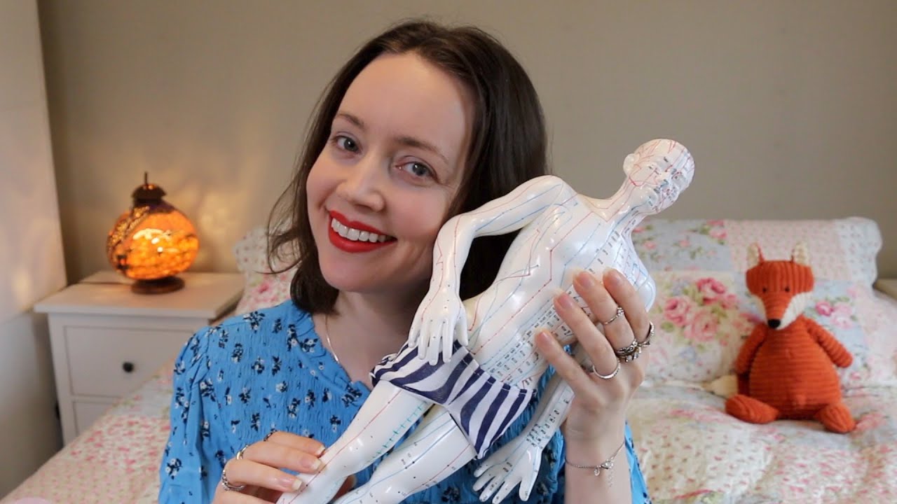 ASMR Full Body Massage On YOU | Acupuncture Doll | Different Relaxing Triggers | Whisper
