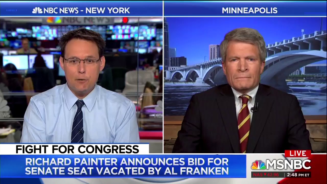 Richard Painter Dodges Questions About Whether He Believes Franken Accusers