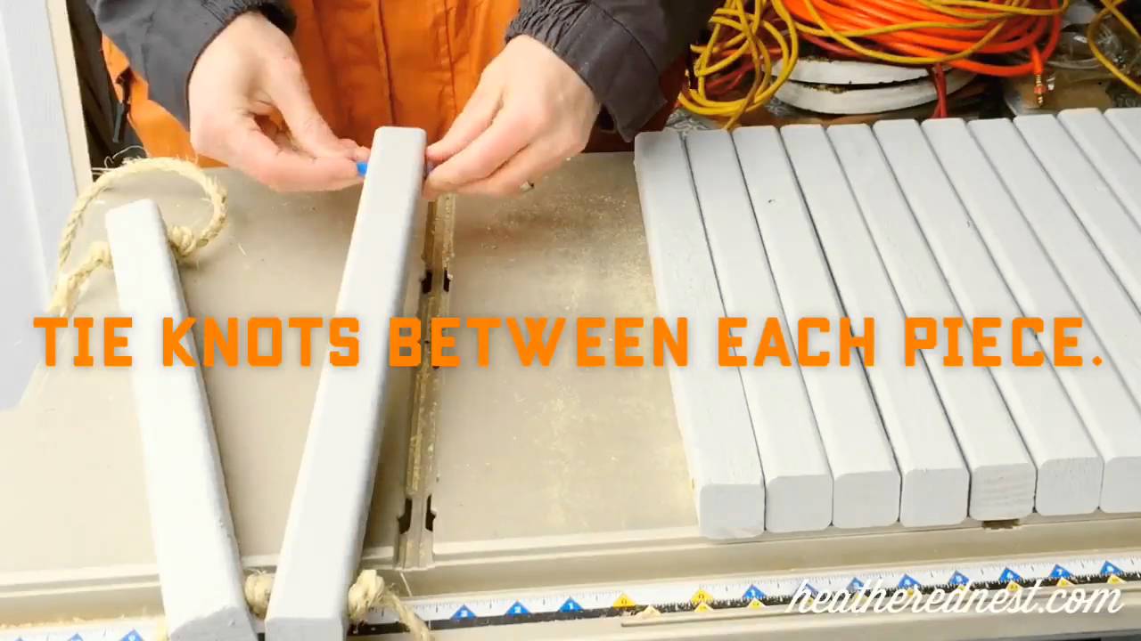 DIY Wooden Doormat