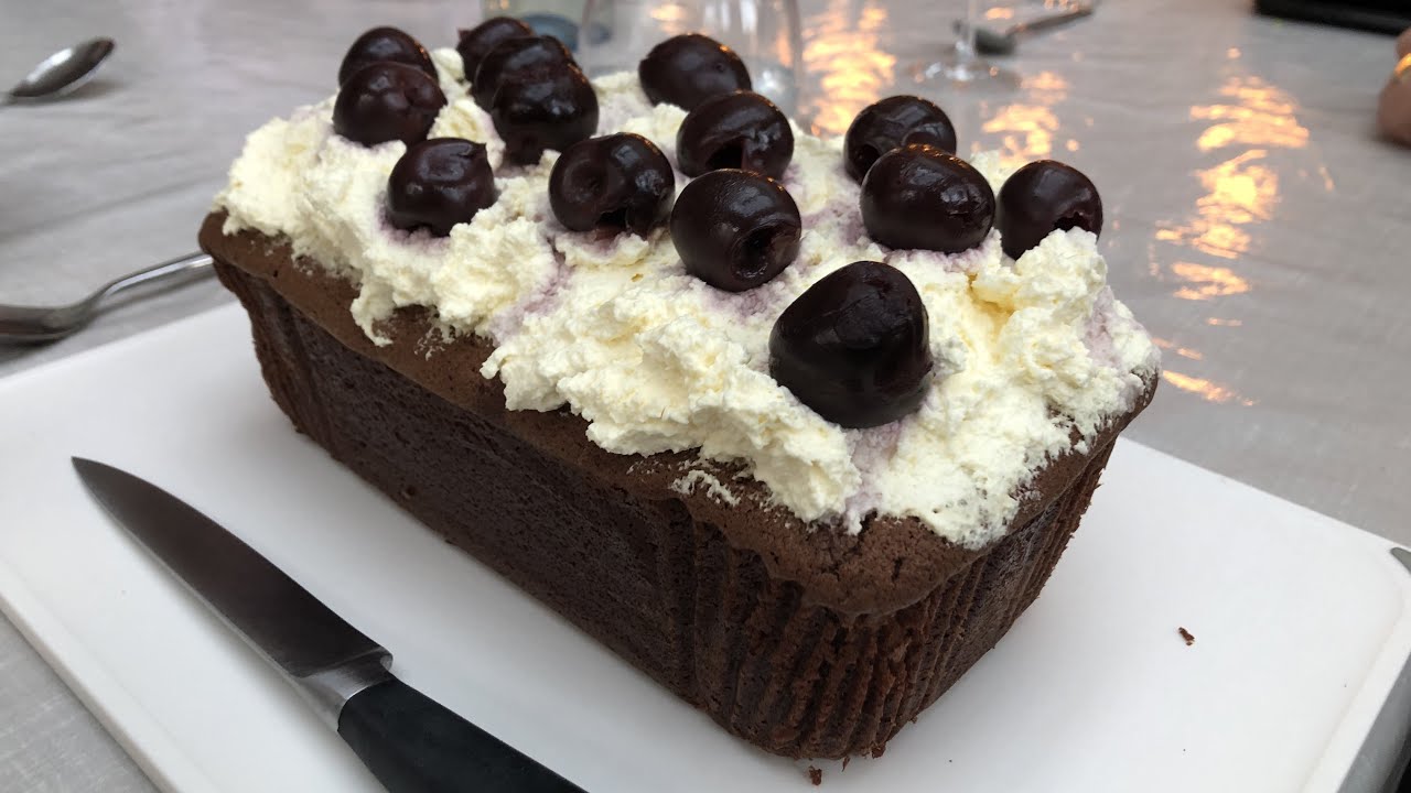 making black forest loaf cake