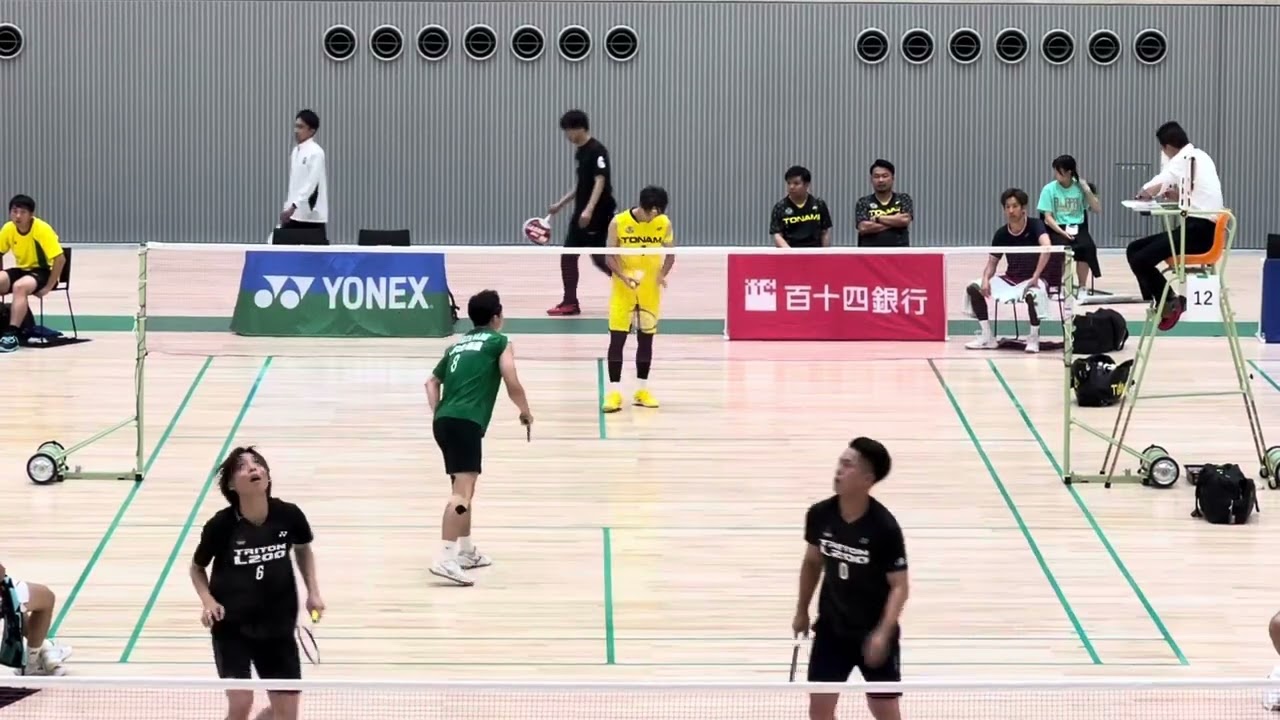 JR北海道8渡邉一輝vs富山高橋洸士さん　第68回 全日本社会人バドミントン選手権大会男子　シングルス