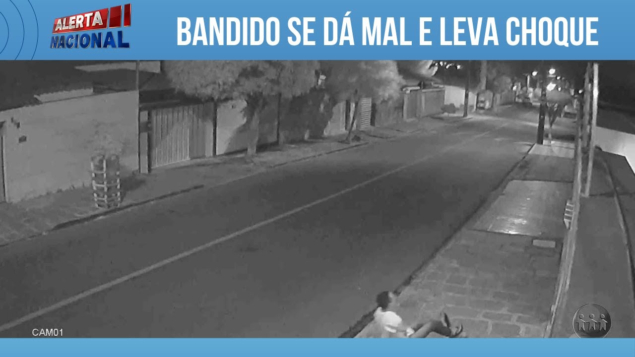 Bandido se dá mal: Invasão termina em choque elétrico
