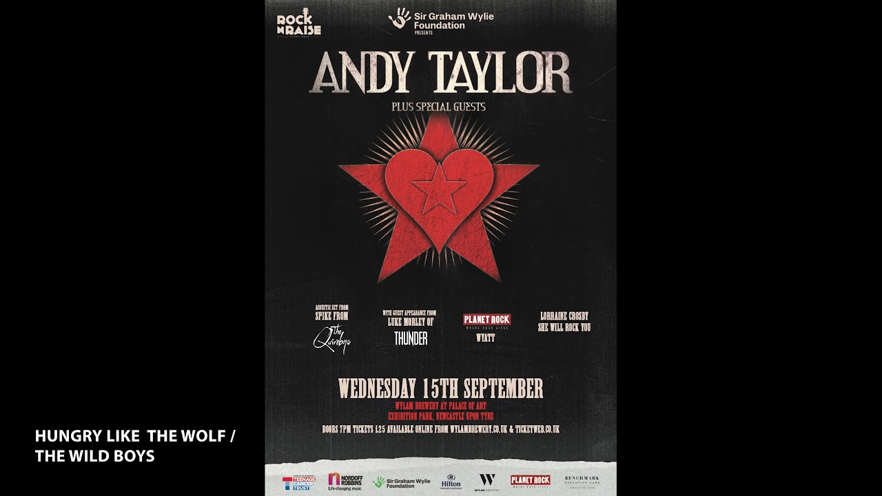 HUNGRY LIKE THE WOLF / THE WILD BOYS - Andy Taylor (Duran Duran) Live - Newcastle 2021