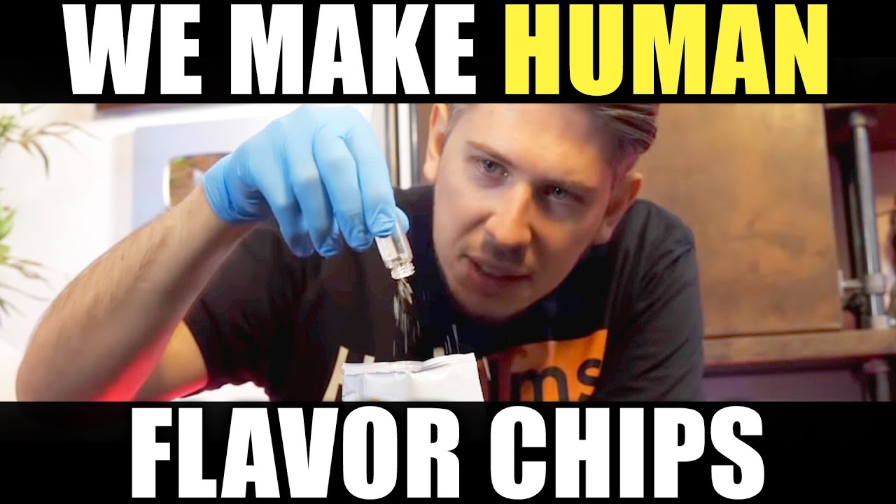 We make HUMAN FLAVOURED potato chips! (In Real Life)