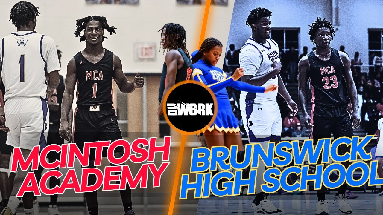 Brunswick High vs. Mcintosh Academy | 2024 Basketball High School | GHSA 5A v 1A - Overtime Thriller