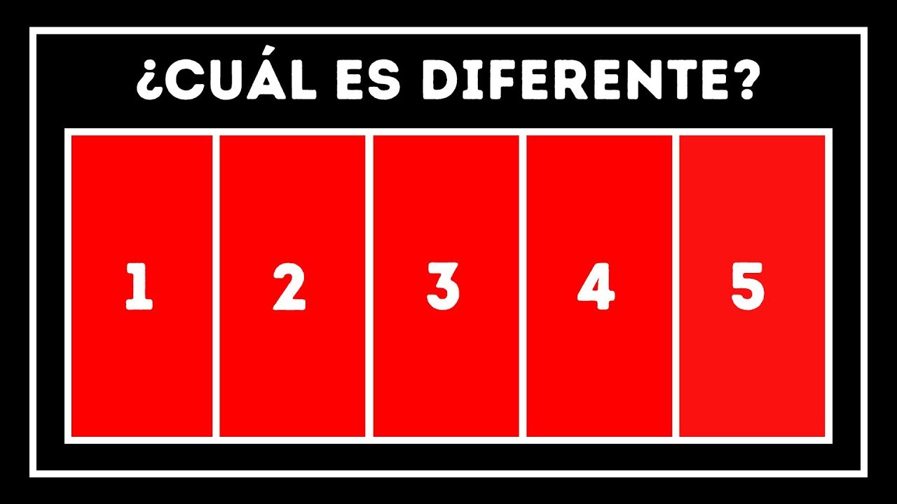 Solo las personas con visión perfecta pueden completar este cuestionario
