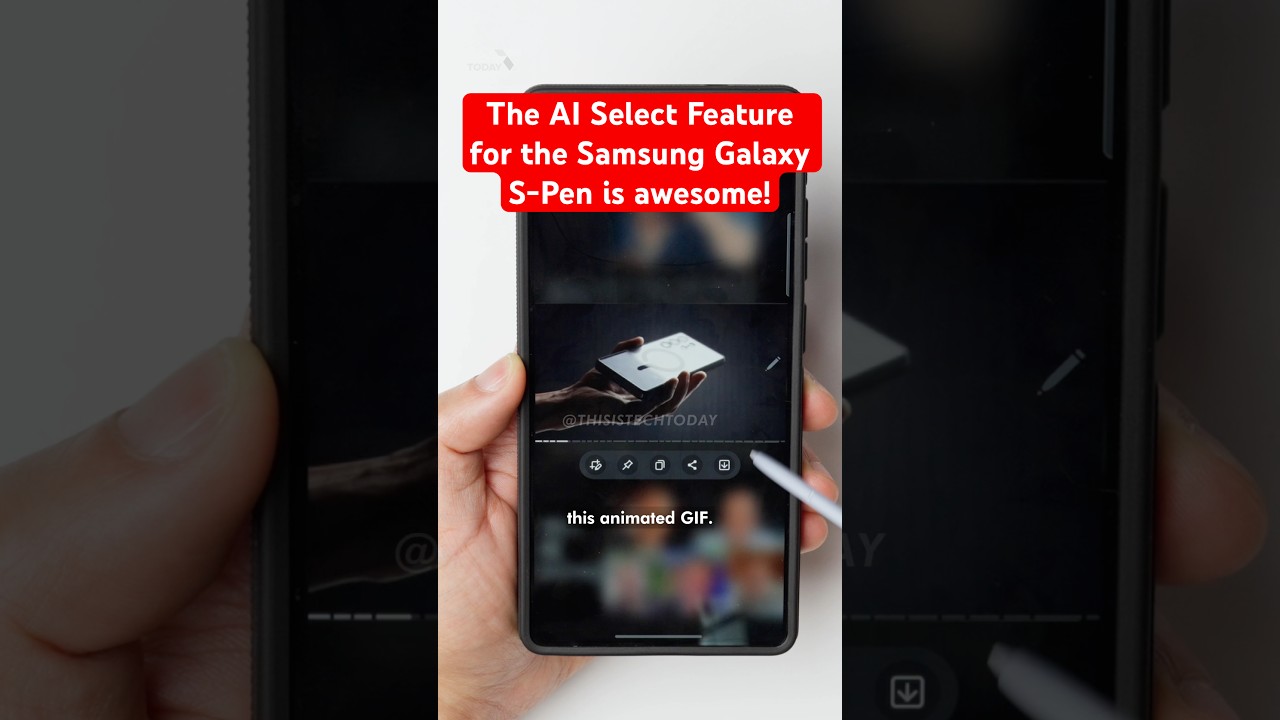 Did you know about the AI Select feature for the S-Pen on the Samsung Galaxy S25 Ultra?