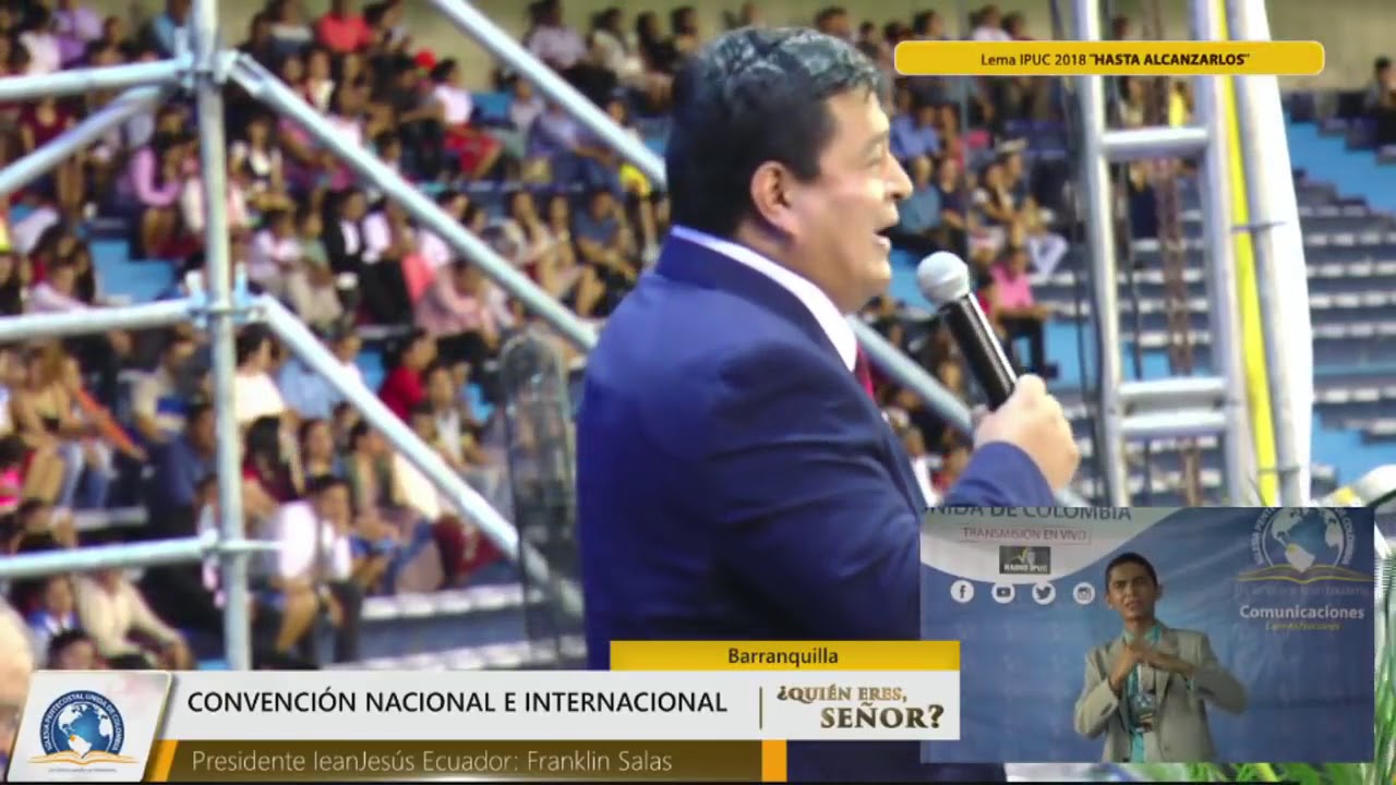 Yo soy tu Salvador - Obispo Pastor. Franklin Salas (Convención Barranquilla - colombia)