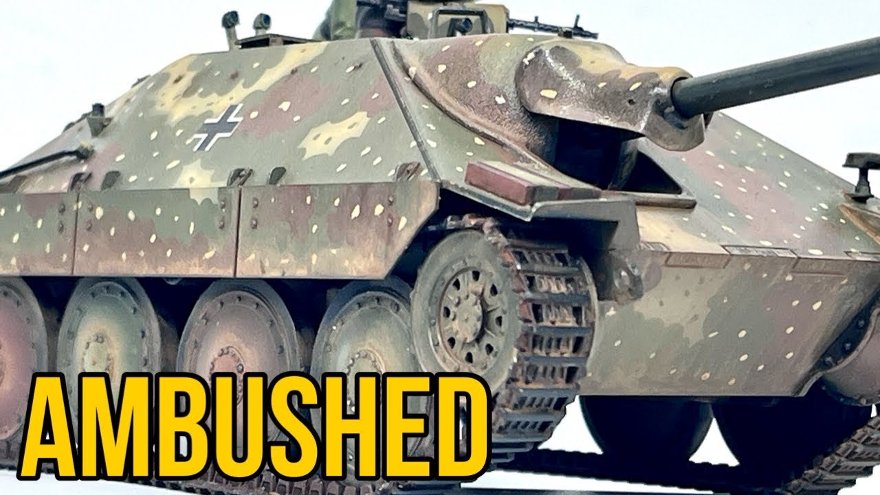 Paint AMBUSH Camouflage German Late WW2 #jagdpanzer #hetzer #panzer