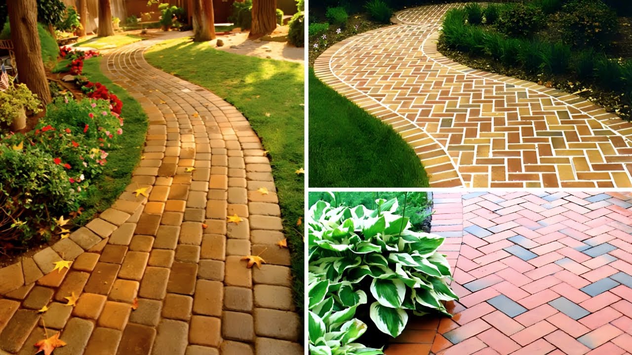35+ лучших идей для кирпичных дорожек, креативный дизайн сада и ландшафта