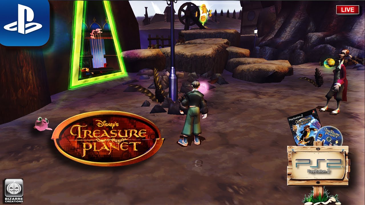 Disney's Treasure Planet [2002] || Part-2  🎠⛷  || Live Stream 🔴 || Bizarre Creations 🧩