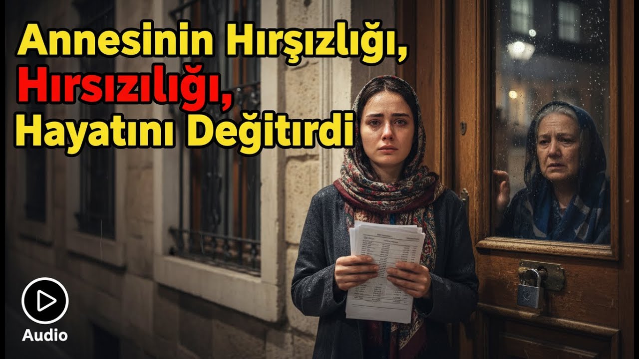 Annesinin gecenin karanlığında cüzdanından para çalması, evin kapısını değiştirmesiyle kızı