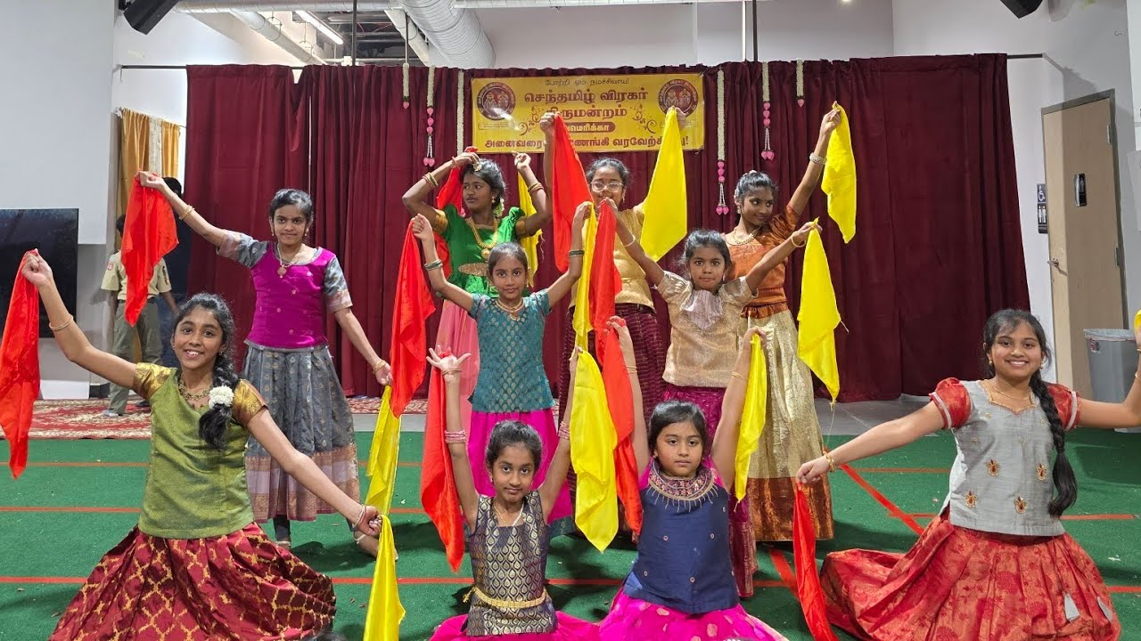 Atlanta Cumming Thaipoosam festival | Oyilattam | Kids Dance | Tamil