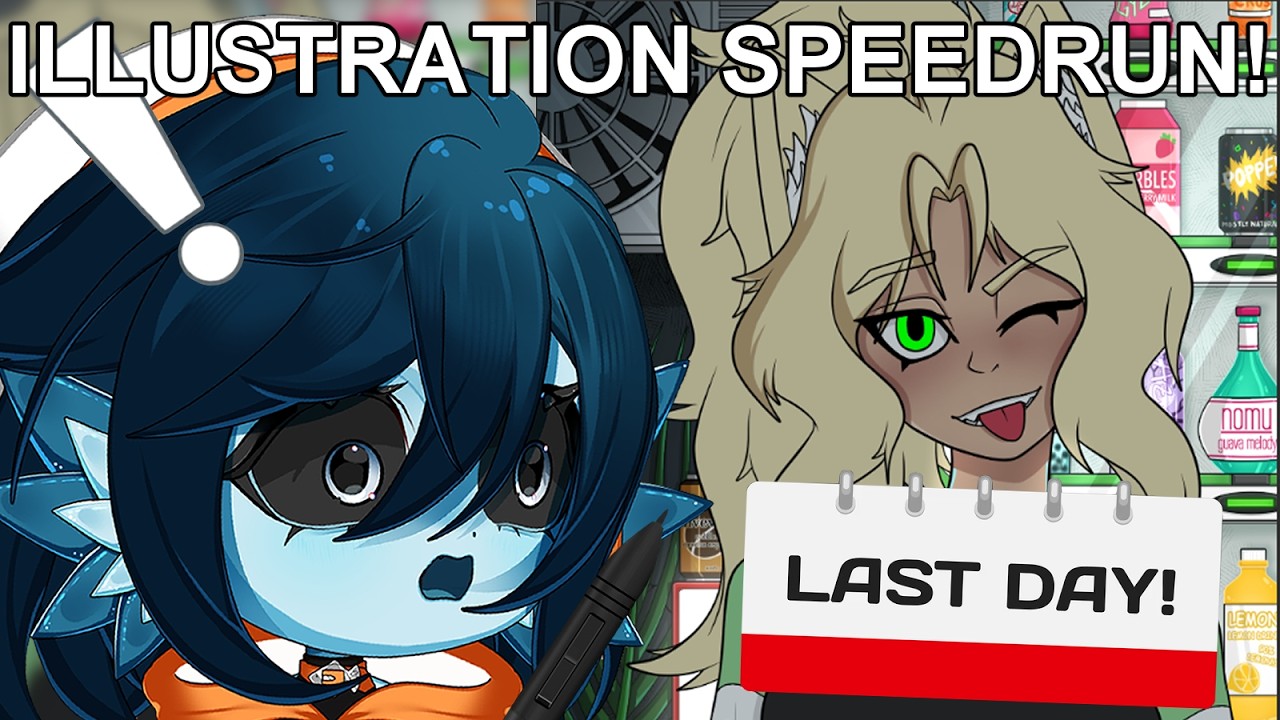 【ART】DEADLINE IS TODAY?! lets get to work! | STREAM VOD